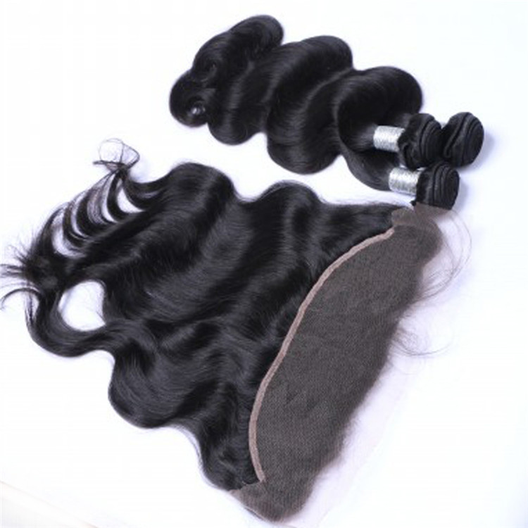 13*4 Virgin Human Hair Free Part Brazilian Full Lace Frontal Exporter In China  LM200